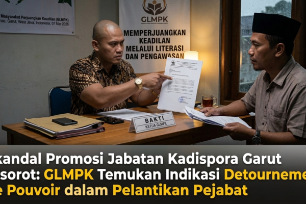 Skandal Promosi Jabatan Kadispora Garut Disorot GLMPK Temukan Indikasi Detournement de Pouvoir dalam Pelantikan Pejabat (2)