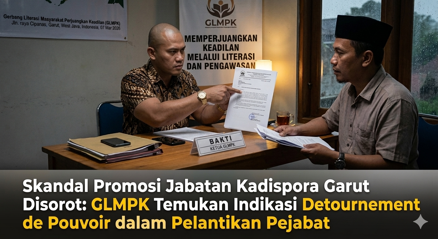 Skandal Promosi Jabatan Kadispora Garut Disorot GLMPK Temukan Indikasi Detournement de Pouvoir dalam Pelantikan Pejabat (2)