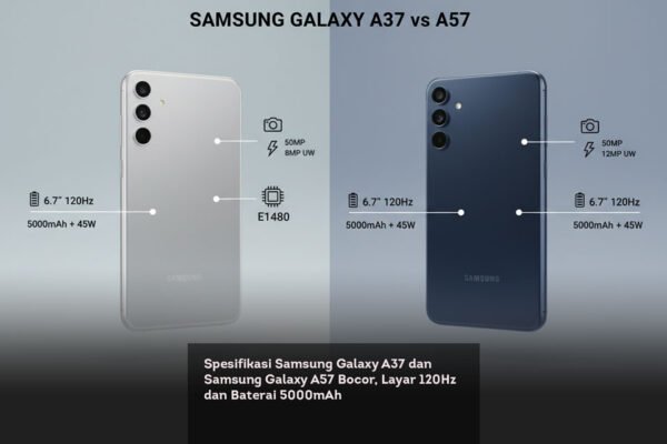 Spesifikasi Samsung Galaxy A37 dan Samsung Galaxy A57 Bocor, Layar 120Hz dan Baterai 5000mAh locusonline featured image Mar 2026