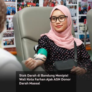 Stok Darah di Bandung Menipis! Wali Kota Farhan Ajak ASN Donor Darah Massal