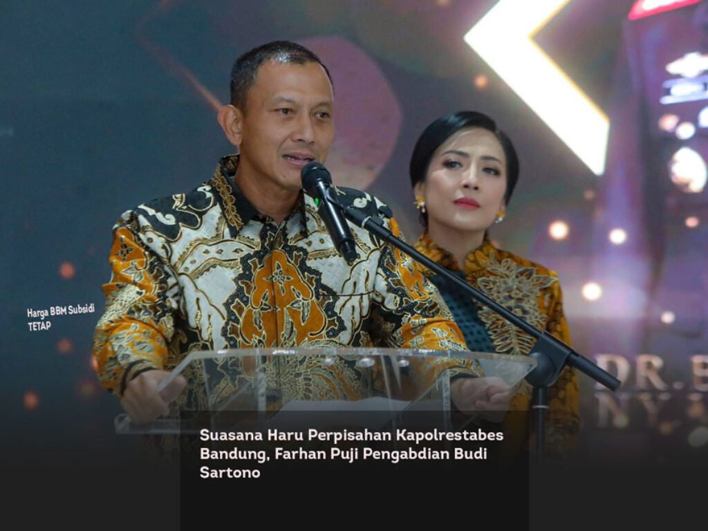 Suasana Haru Perpisahan Kapolrestabes Bandung, Farhan Puji Pengabdian Budi Sartono