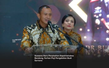 Suasana Haru Perpisahan Kapolrestabes Bandung, Farhan Puji Pengabdian Budi Sartono locusonline featured image Mar