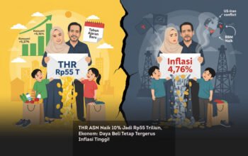 THR ASN Naik 10% Jadi Rp55 Triliun, Ekonom: Daya Beli Tetap Tergerus Inflasi Tinggi!