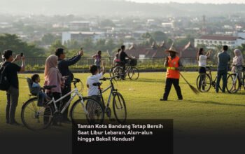 Taman Kota Bandung Tetap Bersih Saat Libur Lebaran, Alun alun hingga Baksil Kondusif locusonline featured image Mar 2026