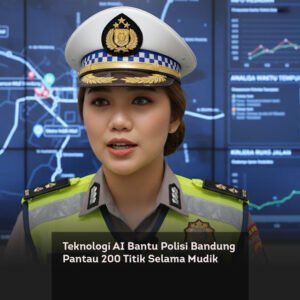 Teknologi AI Bantu Polisi Bandung Pantau 200 Titik Selama Mudik