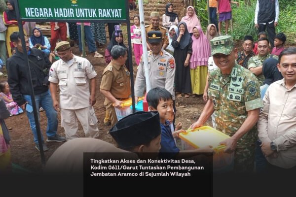 Tingkatkan Akses dan Konektivitas Desa, Kodim 0611 Garut Tuntaskan Pembangunan Jembatan Aramco di Sejumlah Wilayah locusonline featured image Mar 2026