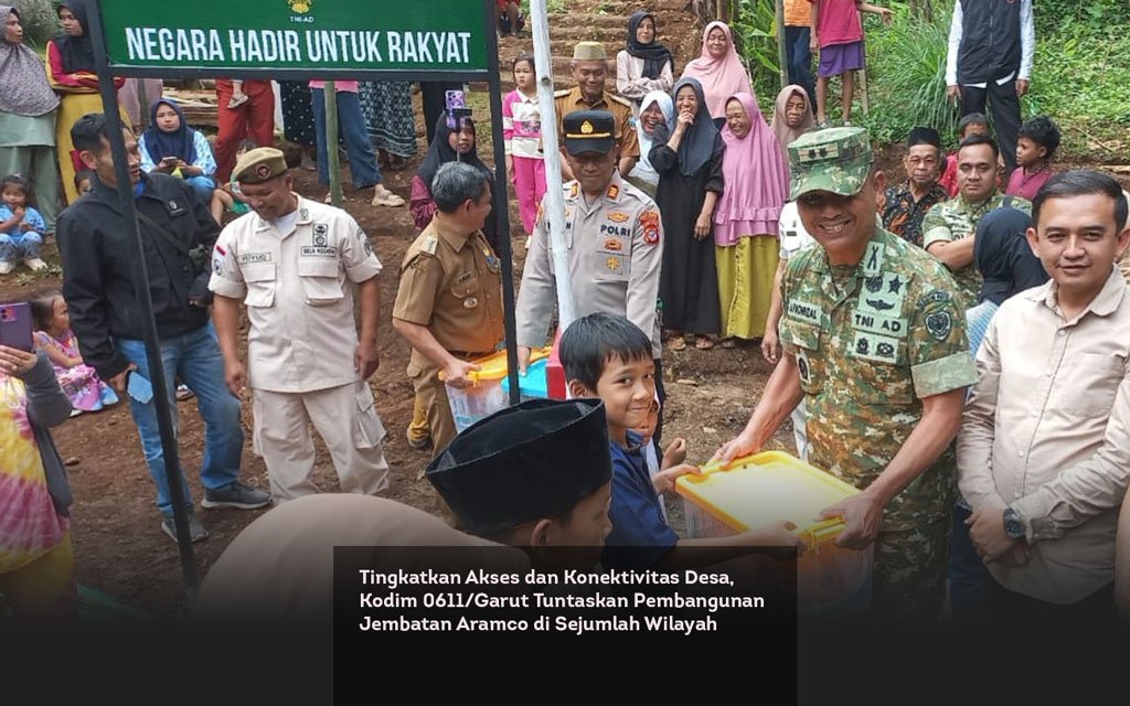Tingkatkan Akses dan Konektivitas Desa, Kodim 0611 Garut Tuntaskan Pembangunan Jembatan Aramco di Sejumlah Wilayah locusonline featured image Mar 2026