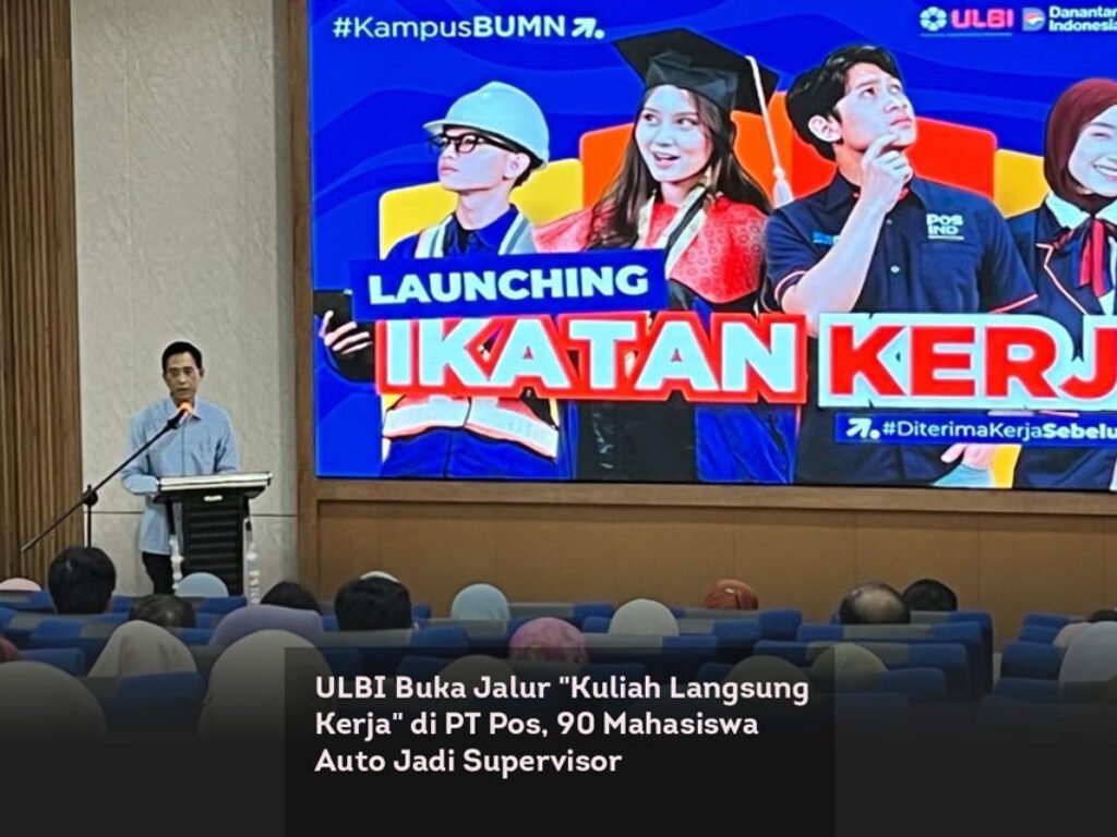 ULBI Buka Jalur “Kuliah Langsung Kerja” di PT Pos, 90 Mahasiswa Auto Jadi Supervisor