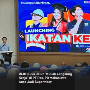 ULBI Buka Jalur “Kuliah Langsung Kerja” di PT Pos, 90 Mahasiswa Auto Jadi Supervisor