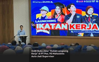 ULBI Buka Jalur “Kuliah Langsung Kerja” di PT Pos, 90 Mahasiswa Auto Jadi Supervisor