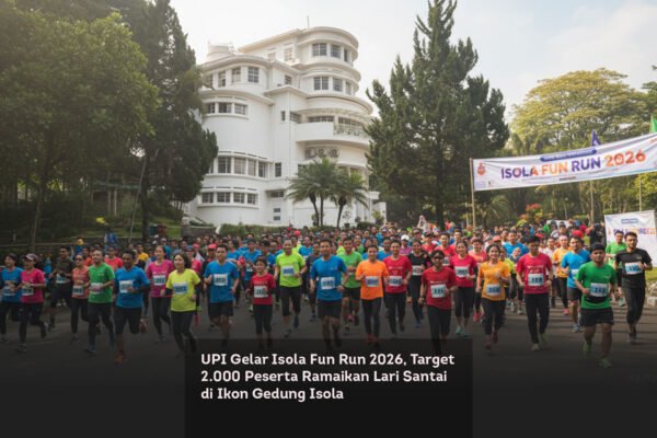 UPI Gelar Isola Fun Run 2026, Target 2.000 Peserta Ramaikan Lari Santai di Ikon Gedung Isola locusonline featured image Mar 2026