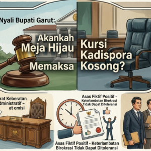 Uji Nyali Bupati Garut, GLMPK Akankah Meja Hijau Memaksa Kursi Kadispora Kosong