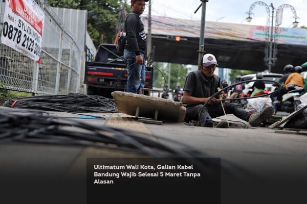Ultimatum Wali Kota, Galian Kabel Bandung Wajib Selesai 5 Maret Tanpa Alasan locusonline featured image Mar