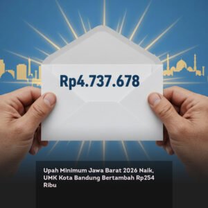 Upah Minimum Jawa Barat 2026 Naik, UMK Kota Bandung Bertambah Rp254 Ribu
