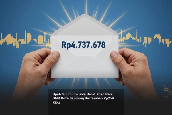 Upah Minimum Jawa Barat 2026 Naik, UMK Kota Bandung Bertambah Rp254 Ribu locusonline featured image Mar 2026