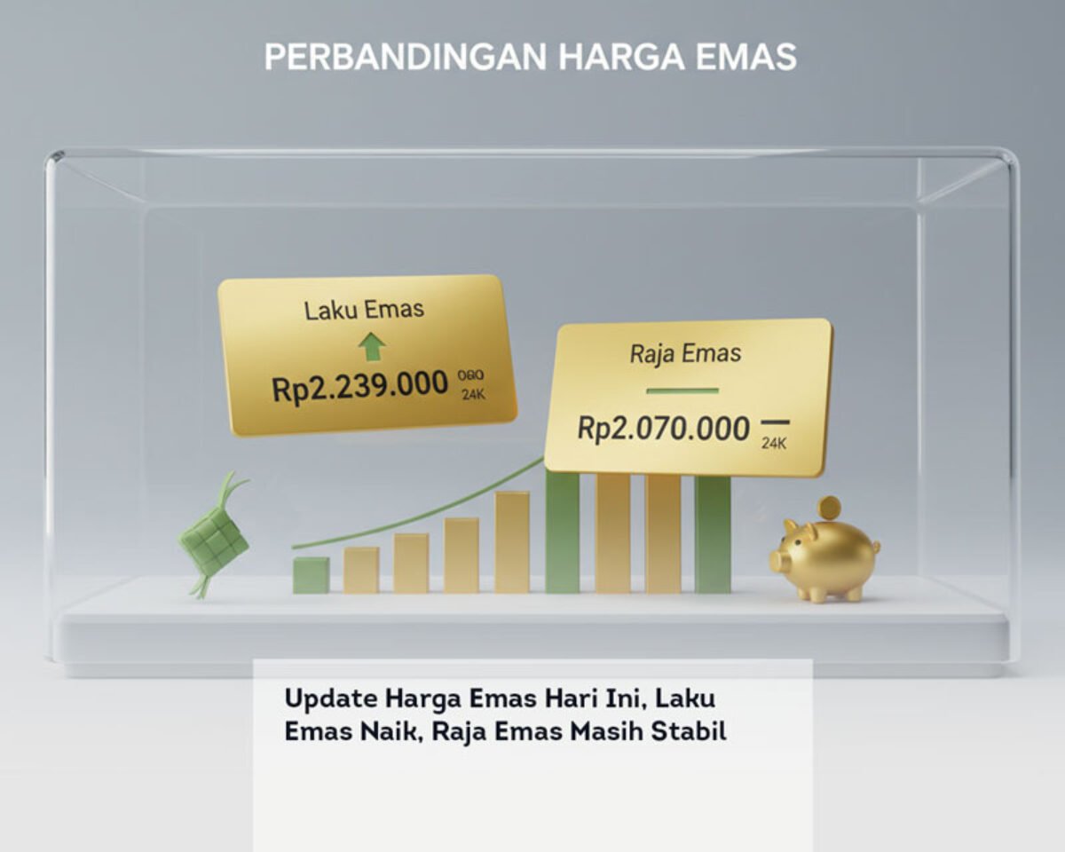 Update Harga Emas Hari Ini, Laku Emas Naik, Raja Emas Masih Stabil