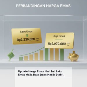 Update Harga Emas Hari Ini, Laku Emas Naik, Raja Emas Masih Stabil