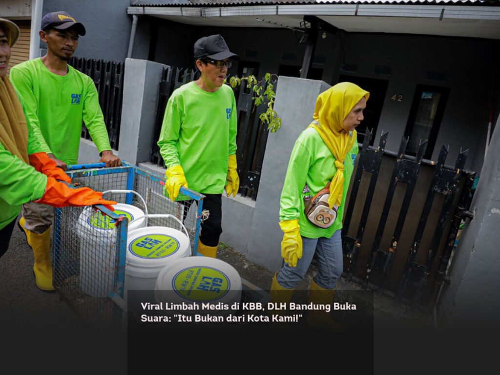 Viral Limbah Medis di KBB, DLH Bandung Buka Suara: “Itu Bukan dari Kota Kami!”