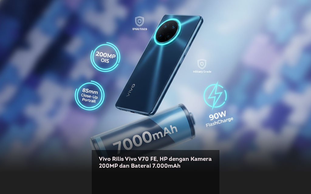 Vivo Rilis Vivo V70 FE, HP dengan Kamera 200MP dan Baterai 7.000mAh locusonline featured image Mar 2026