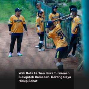 Wali Kota Farhan Buka Turnamen Slowpitch Ramadan, Dorong Gaya Hidup Sehat
