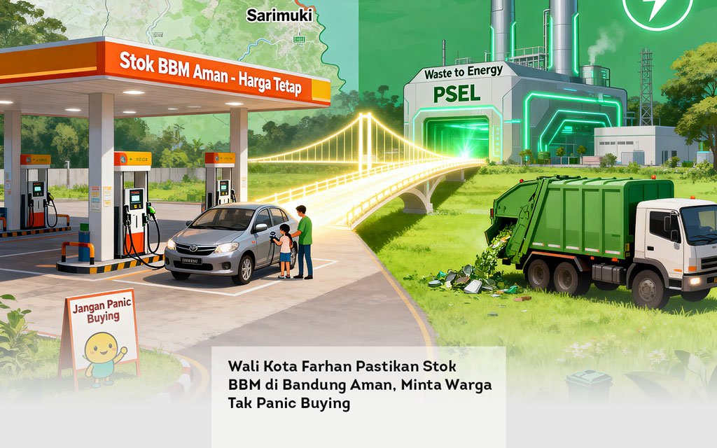 Wali Kota Farhan Pastikan Stok BBM di Bandung Aman, Minta Warga Tak Panic Buying locusonline featured image Mar 2026