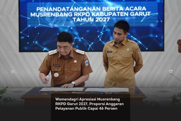 Wamendagri Apresiasi Musrenbang RKPD Garut 2027, Proporsi Anggaran Pelayanan Publik Capai 46 Persen locusonline featured image Mar 2026