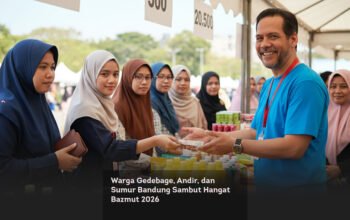 Warga Gedebage, Andir, dan Sumur Bandung Sambut Hangat Bazmut 2026