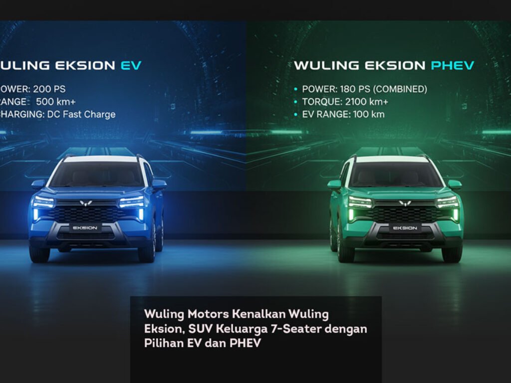 Wuling Motors Kenalkan Wuling Eksion, SUV Keluarga 7-Seater dengan Pilihan EV dan PHEV