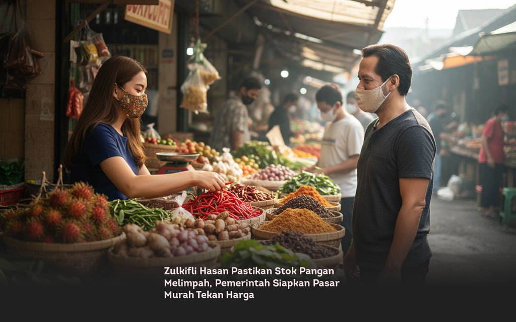 Zulkifli Hasan Pastikan Stok Pangan Melimpah, Pemerintah Siapkan Pasar Murah Tekan Harga locusonline featured image Mar 2026