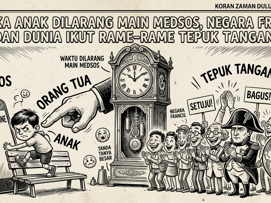 Ketika Anak Dilarang Main Medsos, Dunia Rame Ikut Tepuk Tangan