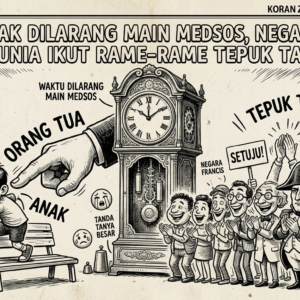 Ketika Anak Dilarang Main Medsos, Dunia Rame Ikut Tepuk Tangan