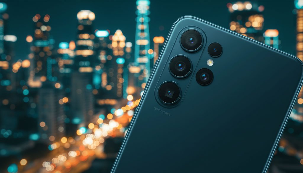 Samsung Galaxy A57 dengan kamera utama 50MP yang dilengkapi dengan Optical Image Stabilization (OIS)