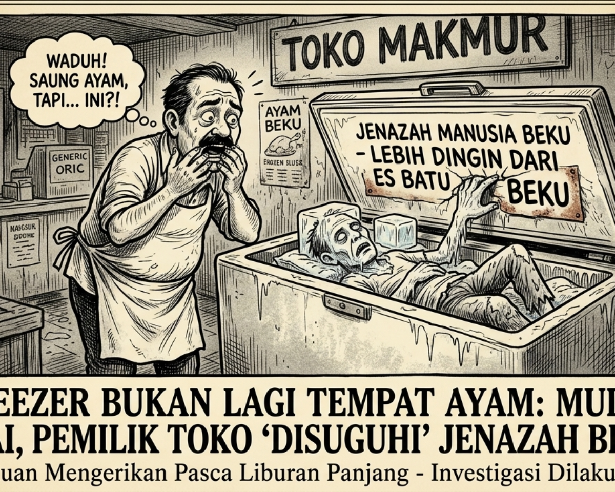 Freezer Bukan Lagi Tempat Ayam: Mudik Usai, Pemilik Toko ‘Disuguhi’ Realita Beku yang Lebih Dingin dari Es Batu