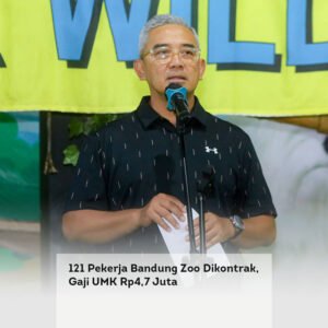 121 Pekerja Bandung Zoo Dikontrak, Gaji UMK Rp4,7 Juta