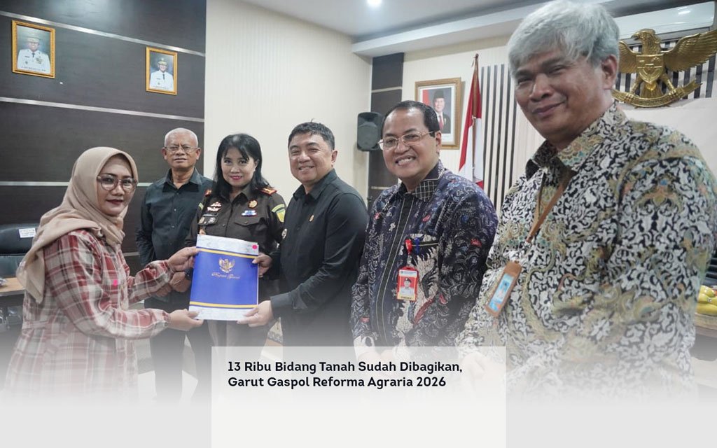 13 Ribu Bidang Tanah Sudah Dibagikan, Garut Gaspol Reforma Agraria 2026 locusonline featured image Apr 2026