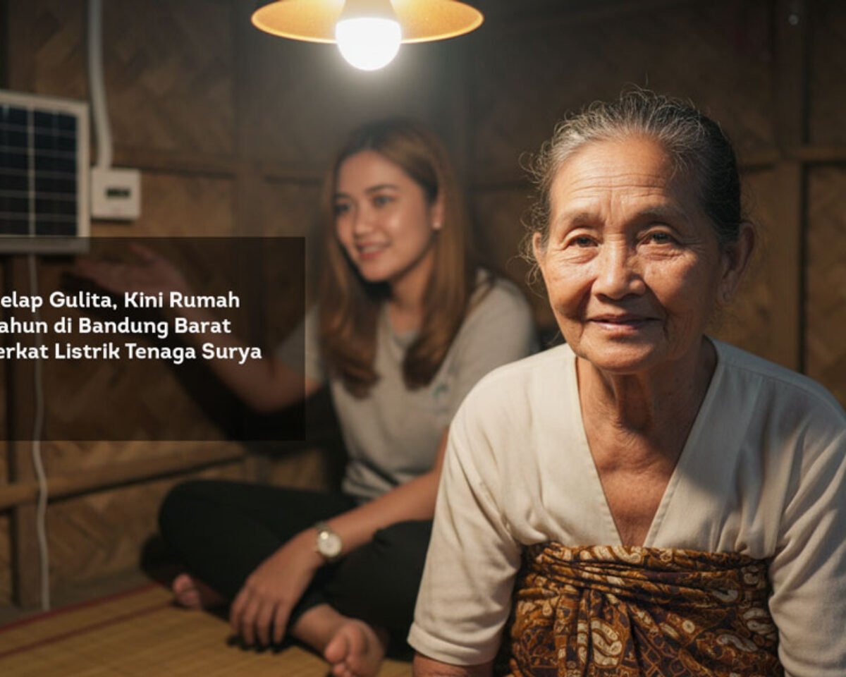 20 Tahun Gelap Gulita, Kini Rumah Nenek 70 Tahun di Bandung Barat Bersinar Berkat Listrik Tenaga Surya dari UPI