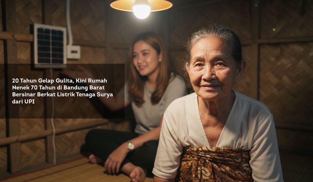 20 Tahun Gelap Gulita, Kini Rumah Nenek 70 Tahun di Bandung Barat Bersinar Berkat Listrik Tenaga Surya dari UPI locusonline featured image Apr