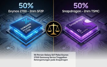 50 Persen Galaxy S27 Pakai Exynos 2700! Samsung Serius Tinggalkan Ketergantungan pada Snapdragon