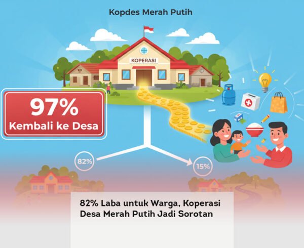 82% Laba untuk Warga, Koperasi Desa Merah Putih Jadi Sorotan locusonline featured image Apr 2026