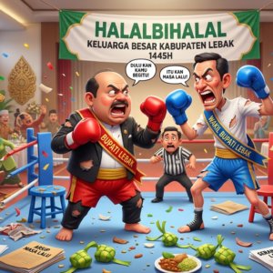 Perseteruan Bupati dan Wakil Bupati Lebak Bikin Halalbihalal Jadi Ring Tinju Ketika Masa Lalu Jadi Senjata