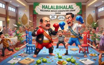 Perseteruan Bupati dan Wakil Bupati Lebak Bikin Halalbihalal Jadi Ring Tinju Ketika Masa Lalu Jadi Senjata