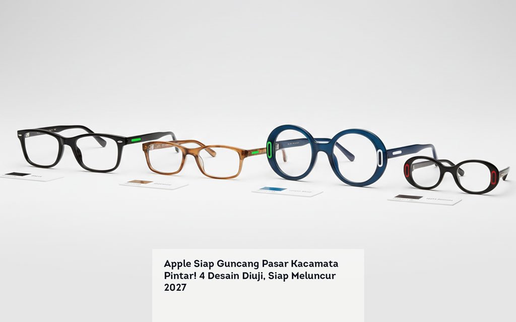 Apple Siap Guncang Pasar Kacamata Pintar! 4 Desain Diuji, Siap Meluncur 2027 locusonline featured image Apr 2026