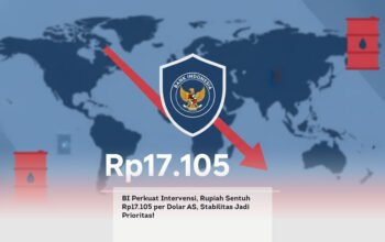 BI Perkuat Intervensi, Rupiah Sentuh Rp17.105 per Dolar AS, Stabilitas Jadi Prioritas! locusonline featured image Apr 2026