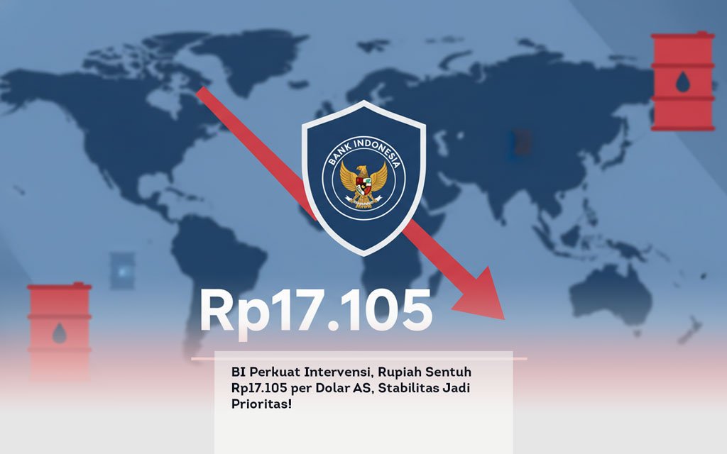 BI Perkuat Intervensi, Rupiah Sentuh Rp17.105 per Dolar AS, Stabilitas Jadi Prioritas! locusonline featured image Apr 2026
