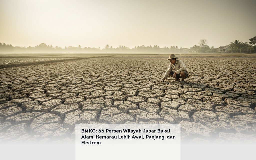 BMKG, 66 Persen Wilayah Jabar Bakal Alami Kemarau Lebih Awal, Panjang, dan Ekstrem locusonline featured image Apr 2026
