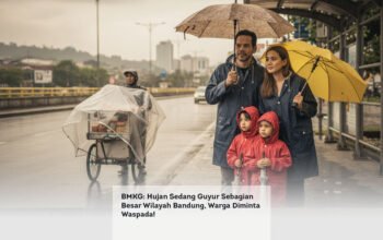 BMKG, Hujan Sedang Guyur Sebagian Besar Wilayah Bandung, Warga Diminta Waspada! locusonline featured image Apr 2026