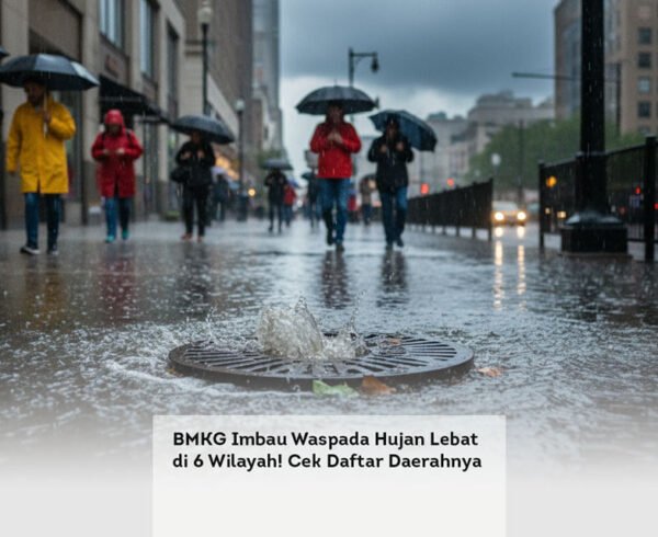 BMKG Imbau Waspada Hujan Lebat di 6 Wilayah! Cek Daftar Daerahnya locusonline featured image Apr 2026