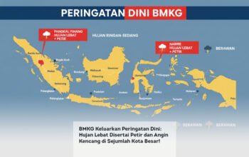 BMKG Keluarkan Peringatan Dini: Hujan Lebat Disertai Petir dan Angin Kencang di Sejumlah Kota Besar!