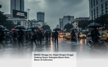 BMKG, Minggu Ini, Hujan Ringan hingga Sedang Guyur Sebagian Besar Kota Besar di Indonesia locusonline featured image Apr 2026