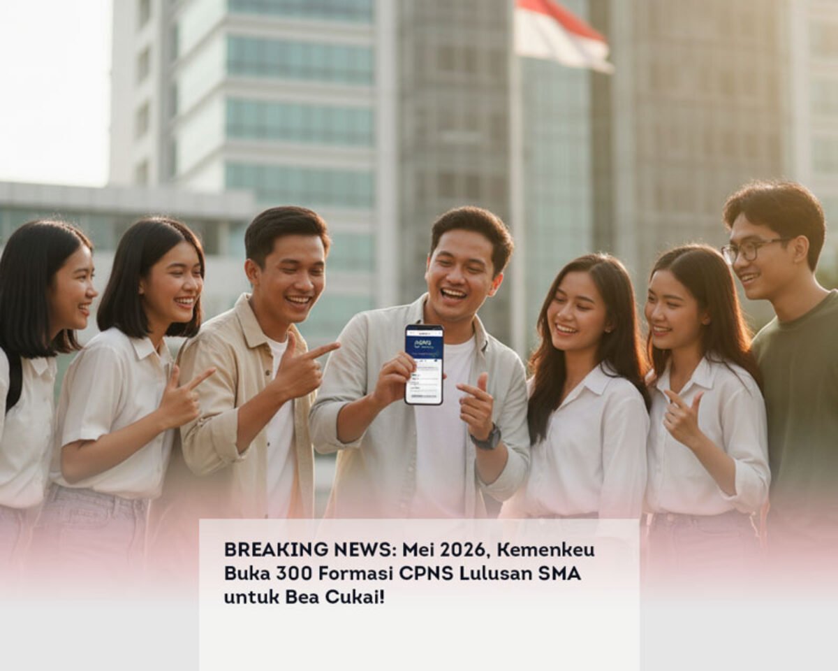 BREAKING NEWS: Mei 2026, Kemenkeu Buka 300 Formasi CPNS Lulusan SMA untuk Bea Cukai!